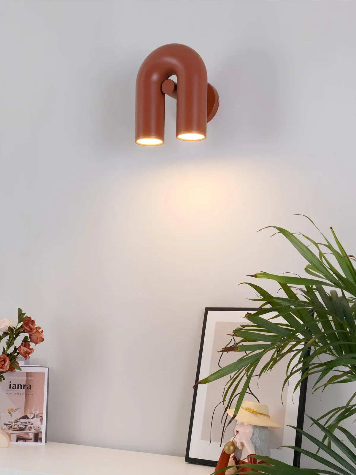 Moderne LED Væglampe med Bueform