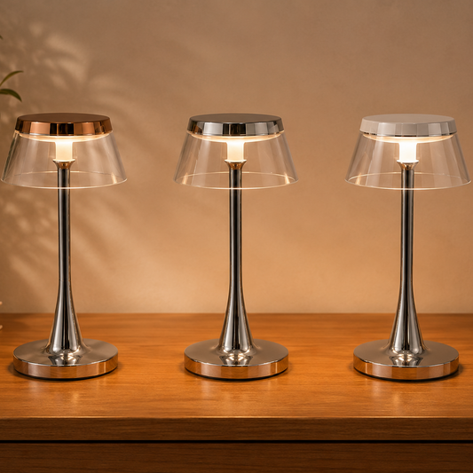 Luksus Glasbordlampe