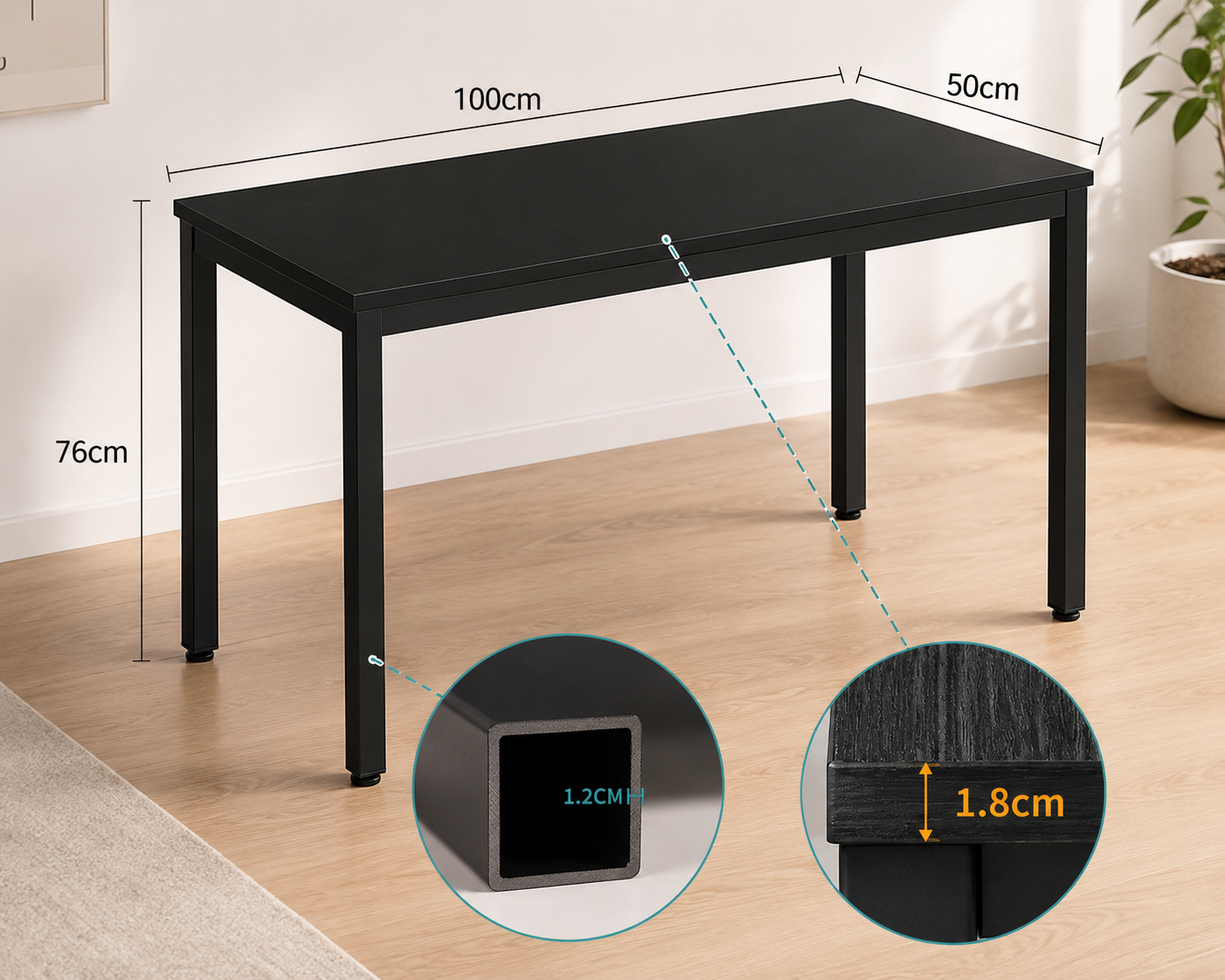 Moderne Skrivebord – Stilrent design til en organiseret arbejdsplads