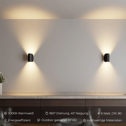 Minimalistisk Drejbar LED Lampe til Moderne Rum