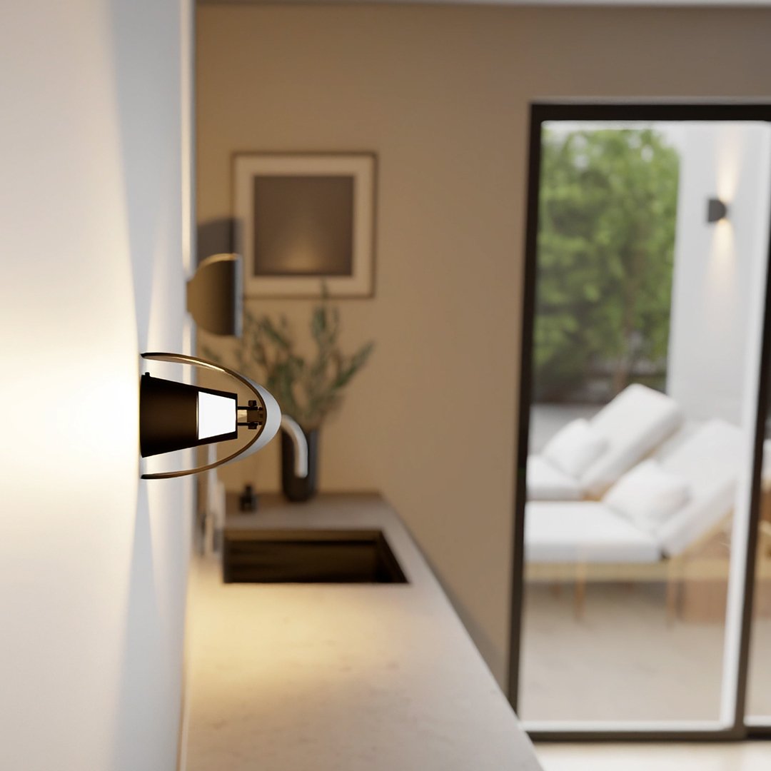 Minimalistisk Drejbar LED Lampe til Moderne Rum