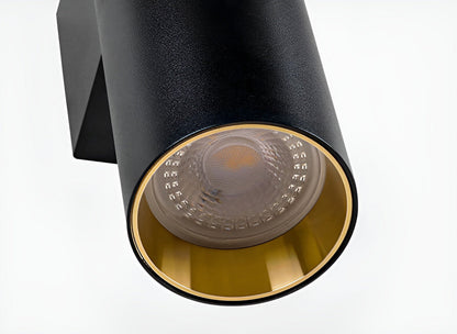 Væglampe med dobbelt lysretning – moderne cylinder lampe i aluminium