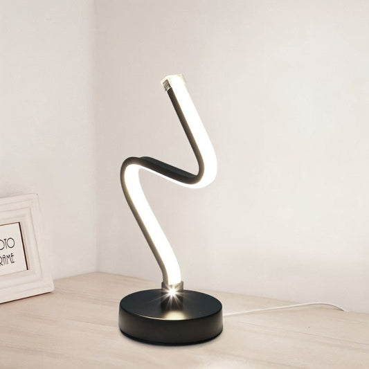 Lunaria - Elegant genopladelig bordlampe med touch-betjening