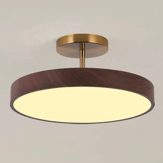 Nordhavn – Moderne Loftlampe med Trælook