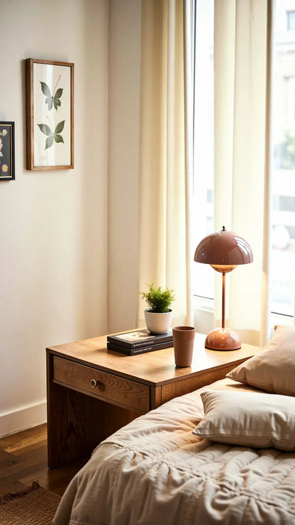 Trådløs bordlampe med minimalistisk design