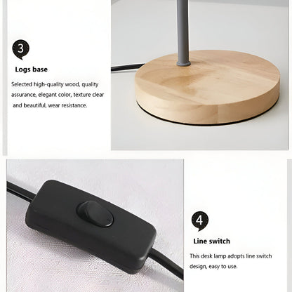 Skandia – Justerbar LED Bordlampe i Nordisk Design
