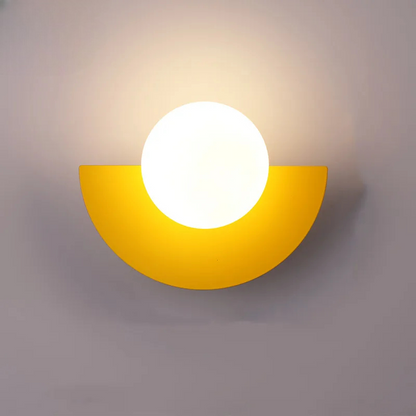 Moderne geometrisk væglampe med LED