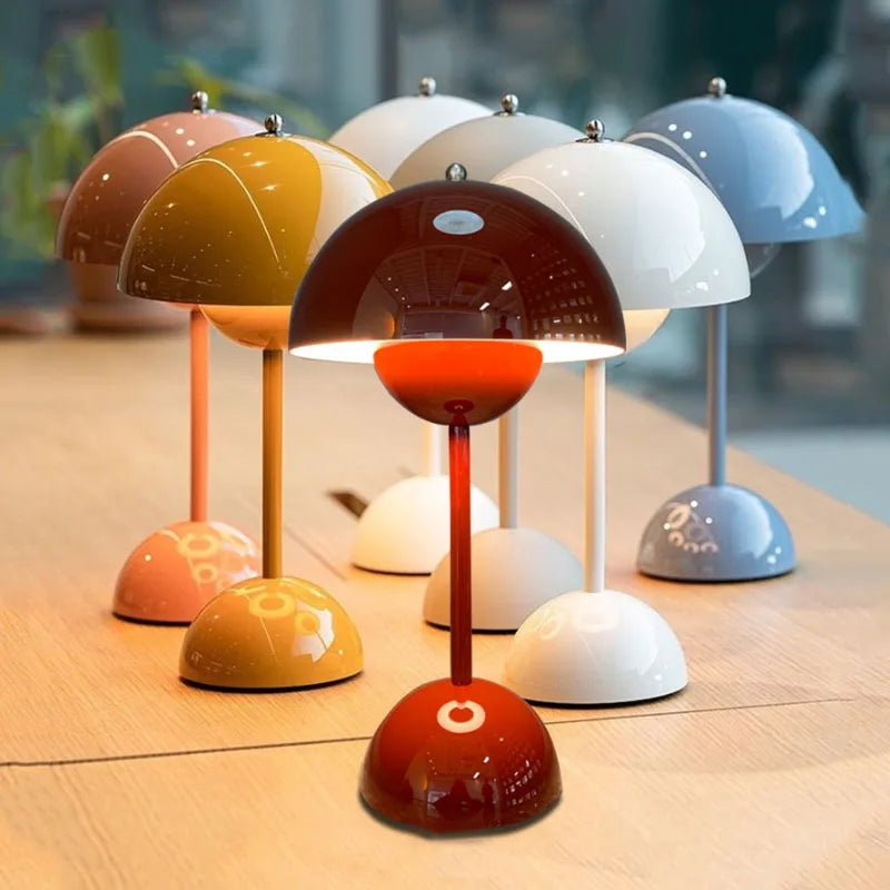 Trådløs bordlampe med minimalistisk design