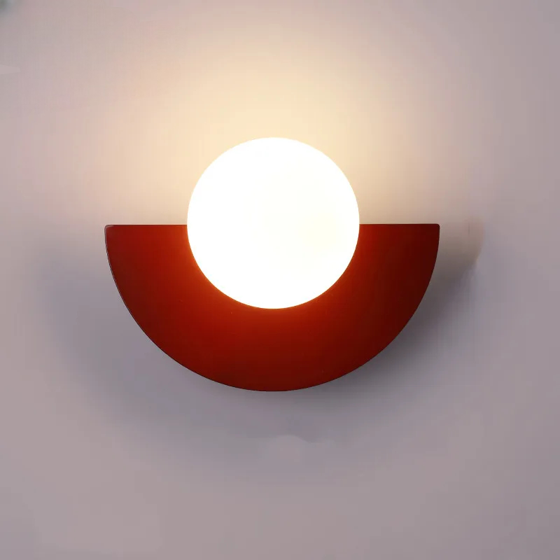 Moderne geometrisk væglampe med LED