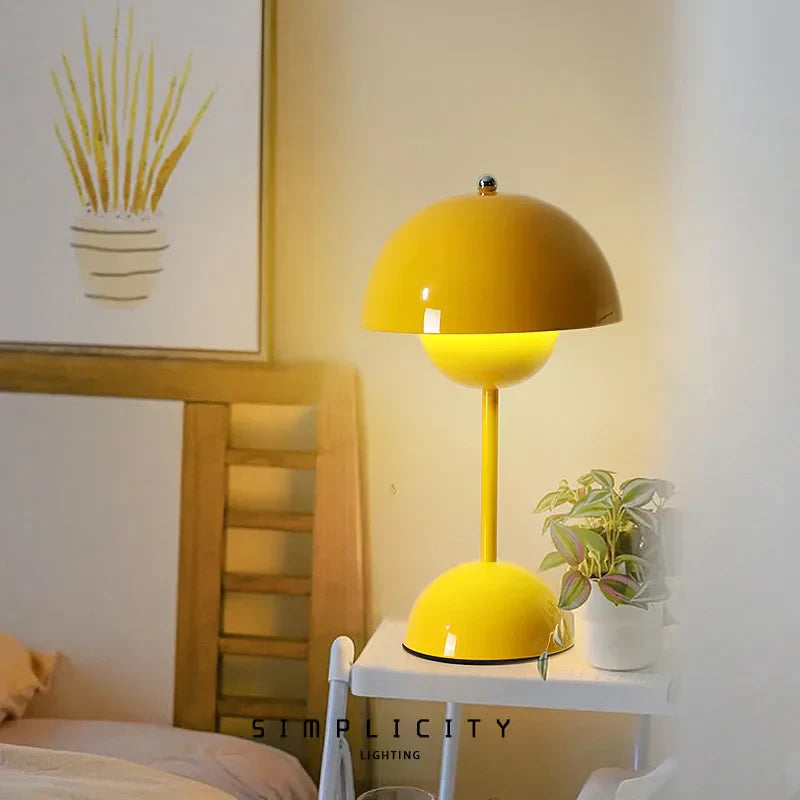 Trådløs bordlampe med minimalistisk design