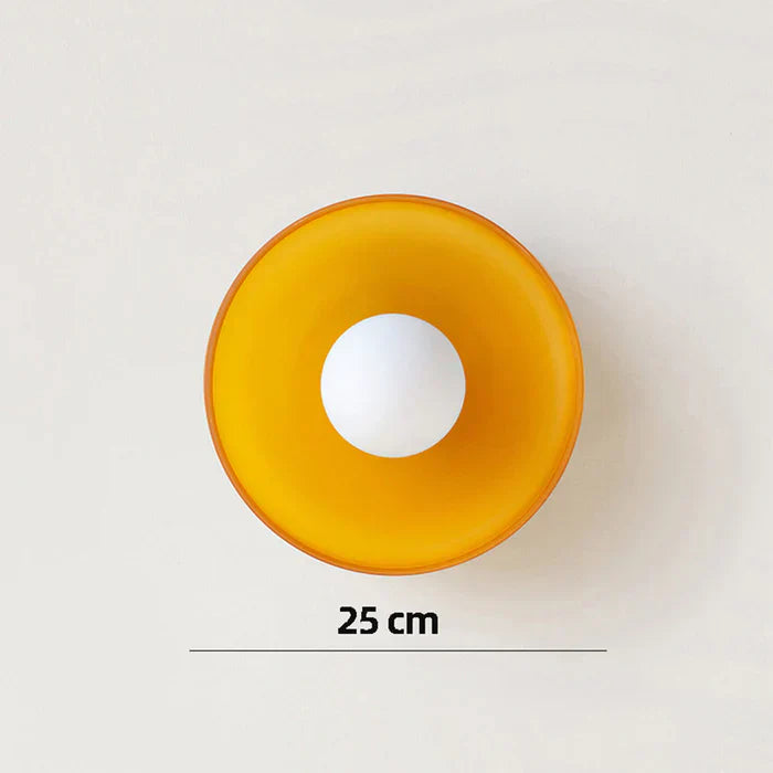 Moderne loftlampe i glas med minimalistisk design