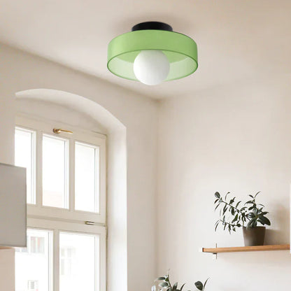 Moderne loftlampe i glas med minimalistisk design